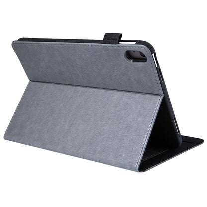 For iPad 10.9 (2022) Shockproof Case Card Slots Tablet Leather Flip Cover with Pens Holder