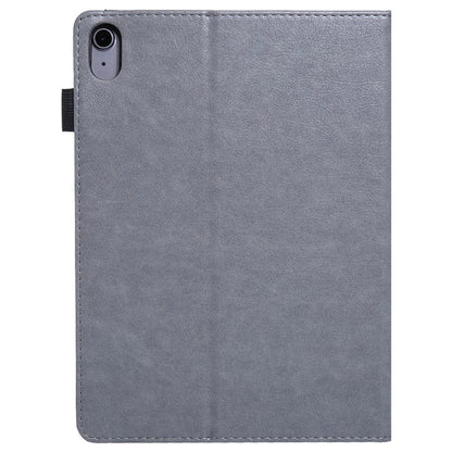 For iPad 10.9 (2022) Shockproof Case Card Slots Tablet Leather Flip Cover with Pens Holder