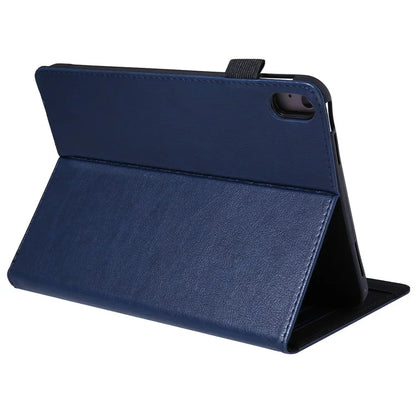 For iPad 10.9 (2022) Shockproof Case Card Slots Tablet Leather Flip Cover with Pens Holder