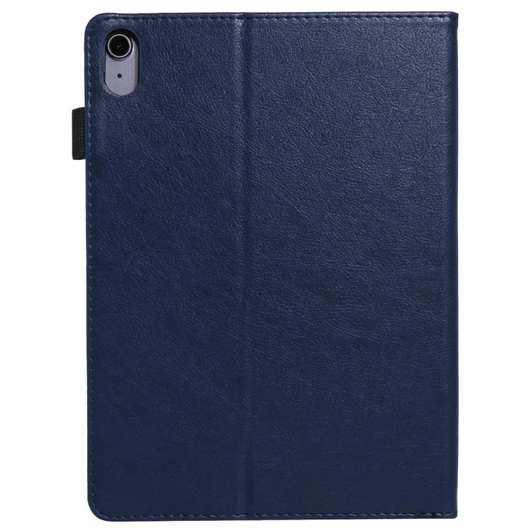 For iPad 10.9 (2022) Shockproof Case Card Slots Tablet Leather Flip Cover with Pens Holder