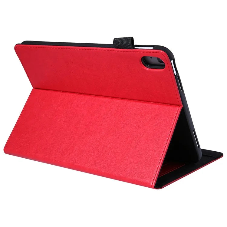For iPad 10.9 (2022) Shockproof Case Card Slots Tablet Leather Flip Cover with Pens Holder