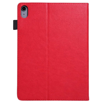 For iPad 10.9 (2022) Shockproof Case Card Slots Tablet Leather Flip Cover with Pens Holder