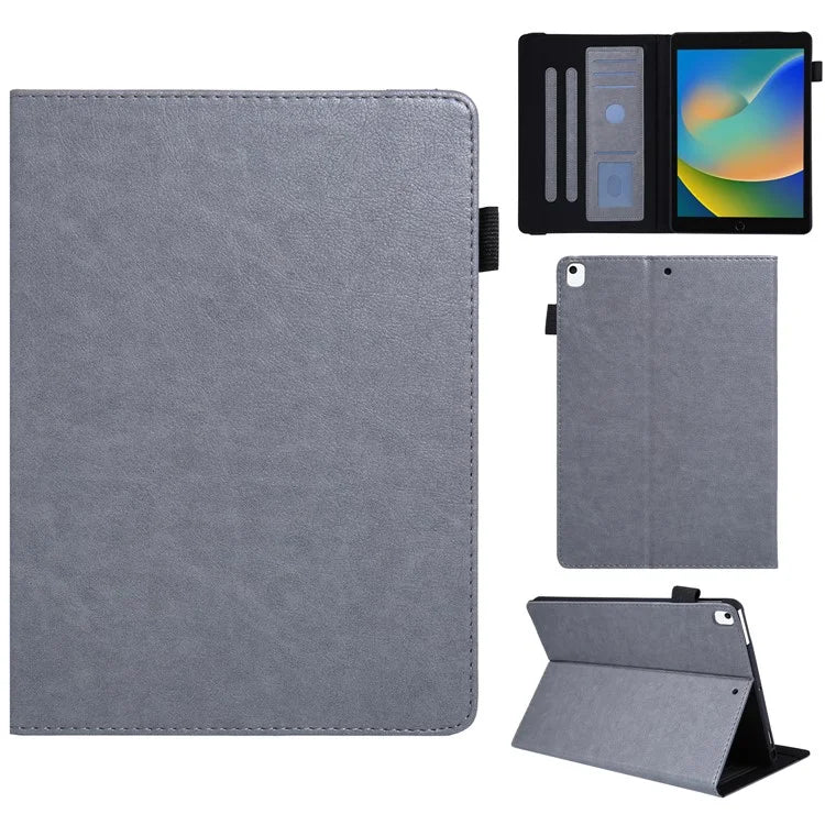 For iPad Air (2013)  /  Air 2  /  iPad 9.7-inch (2017)  /  (2018) Tablet Case Leather Card Holders Flip Stand Cover
