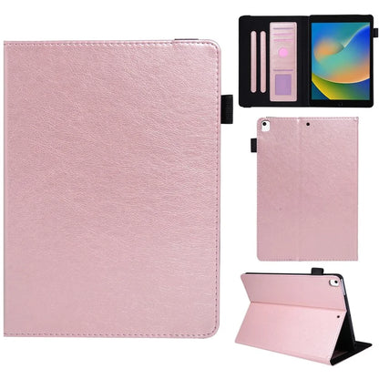 For iPad Air (2013)  /  Air 2  /  iPad 9.7-inch (2017)  /  (2018) Tablet Case Leather Card Holders Flip Stand Cover