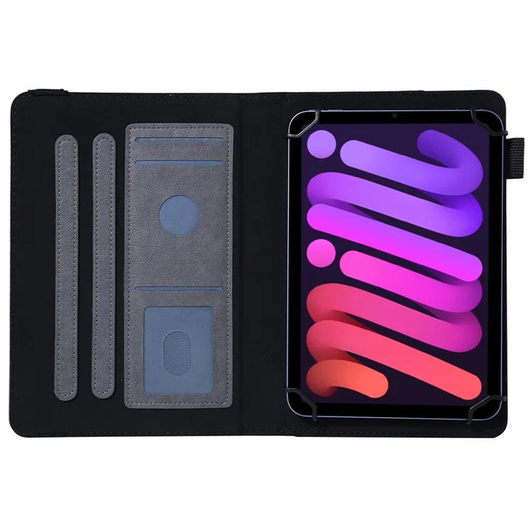 7-inch Tablet Leather Case Card Slots Stand Protective Cover