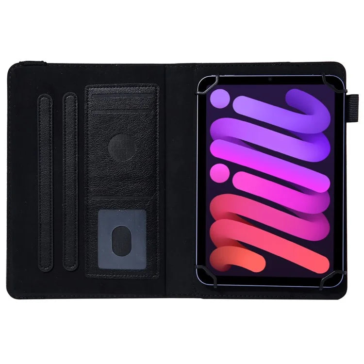 7-inch Tablet Leather Case Card Slots Stand Protective Cover