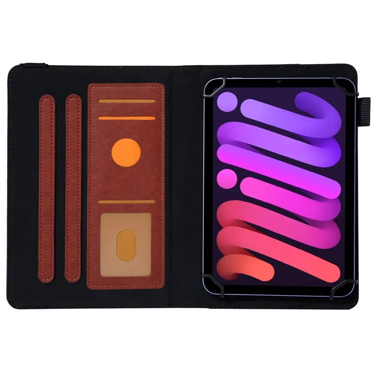7-inch Tablet Leather Case Card Slots Stand Protective Cover