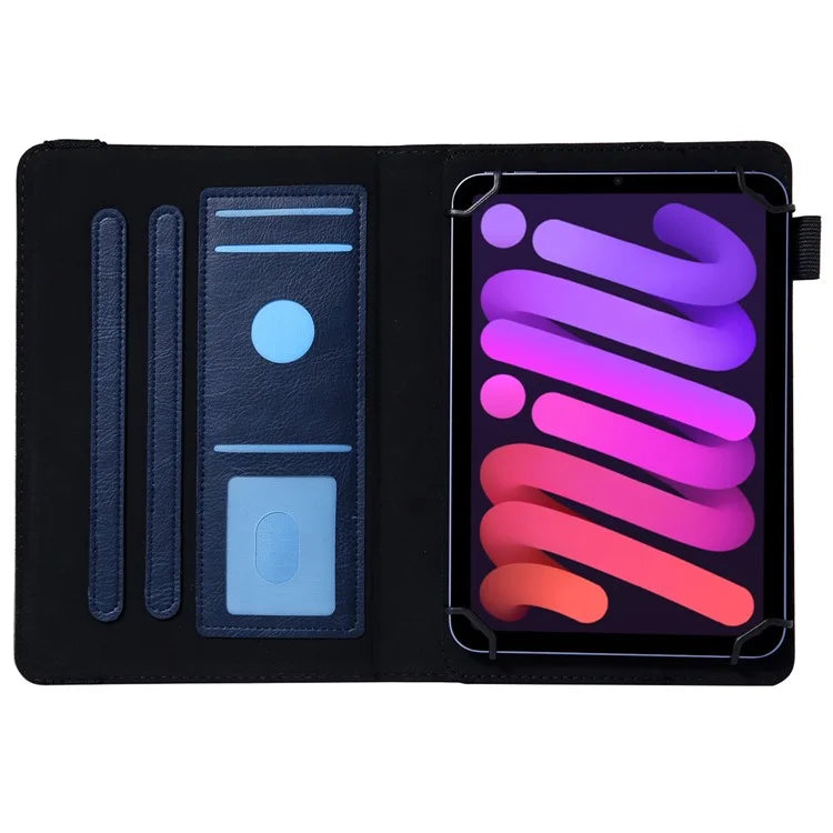7-inch Tablet Leather Case Card Slots Stand Protective Cover