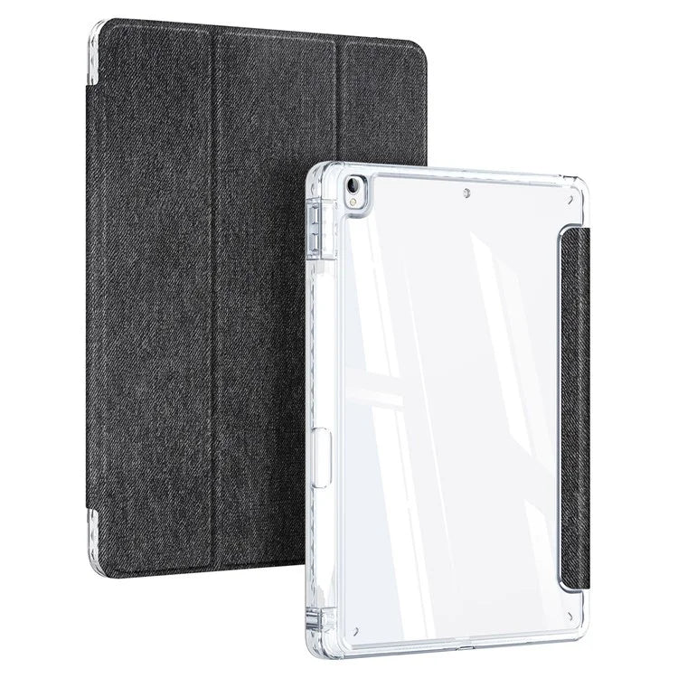 DUX DUCIS Unid Series For iPad 10.2 (2021) / (2020) / (2019) / iPad Air 10.5 inch (2019) / Pro 10.5-inch (2017) Leather Case Clear Back Cover