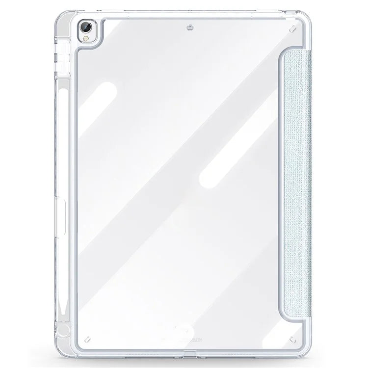 DUX DUCIS Unid Series For iPad 10.2 (2021) / (2020) / (2019) / iPad Air 10.5 inch (2019) / Pro 10.5-inch (2017) Leather Case Clear Back Cover