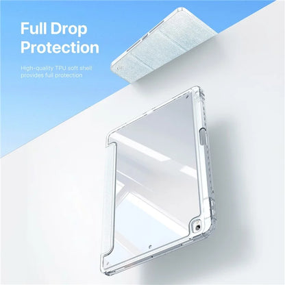 DUX DUCIS Unid Series For iPad 10.2 (2021) / (2020) / (2019) / iPad Air 10.5 inch (2019) / Pro 10.5-inch (2017) Leather Case Clear Back Cover