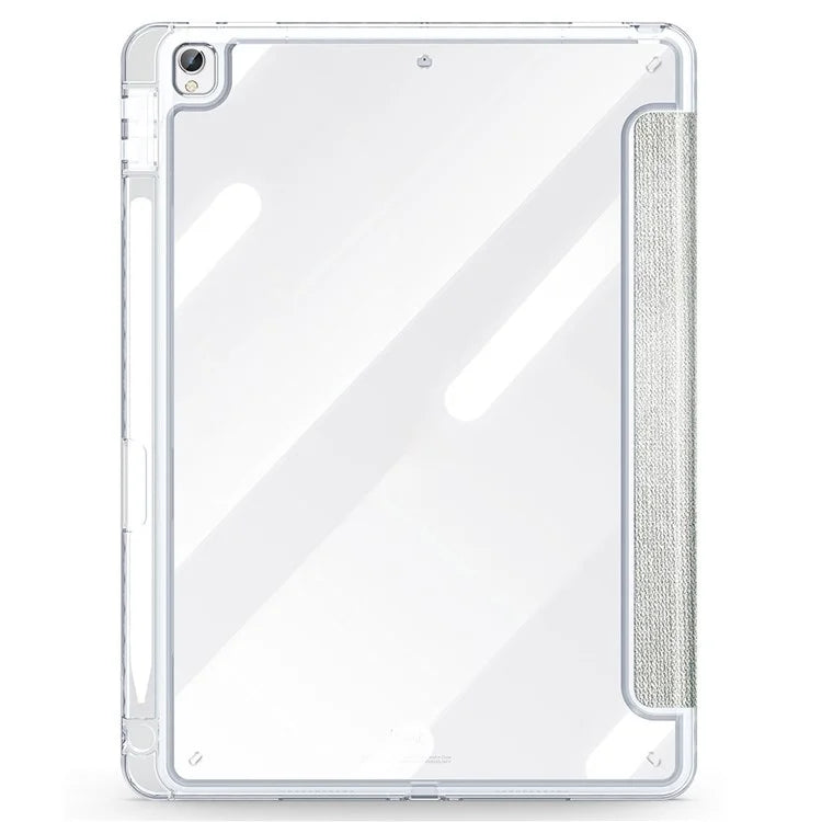 DUX DUCIS Unid Series For iPad 10.2 (2021) / (2020) / (2019) / iPad Air 10.5 inch (2019) / Pro 10.5-inch (2017) Leather Case Clear Back Cover