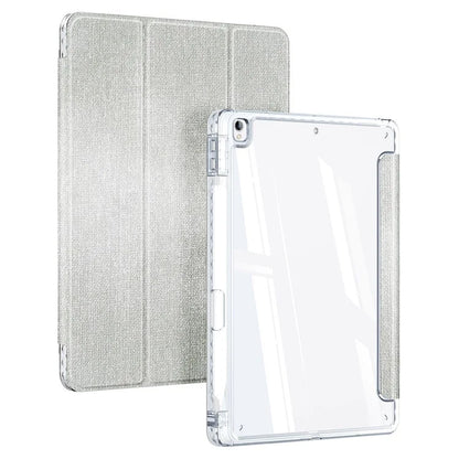 DUX DUCIS Unid Series For iPad 10.2 (2021) / (2020) / (2019) / iPad Air 10.5 inch (2019) / Pro 10.5-inch (2017) Leather Case Clear Back Cover