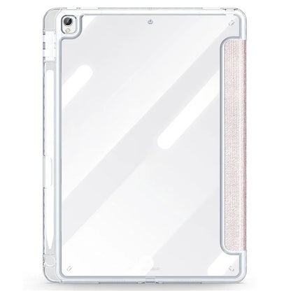 DUX DUCIS Unid Series For iPad 10.2 (2021) / (2020) / (2019) / iPad Air 10.5 inch (2019) / Pro 10.5-inch (2017) Leather Case Clear Back Cover