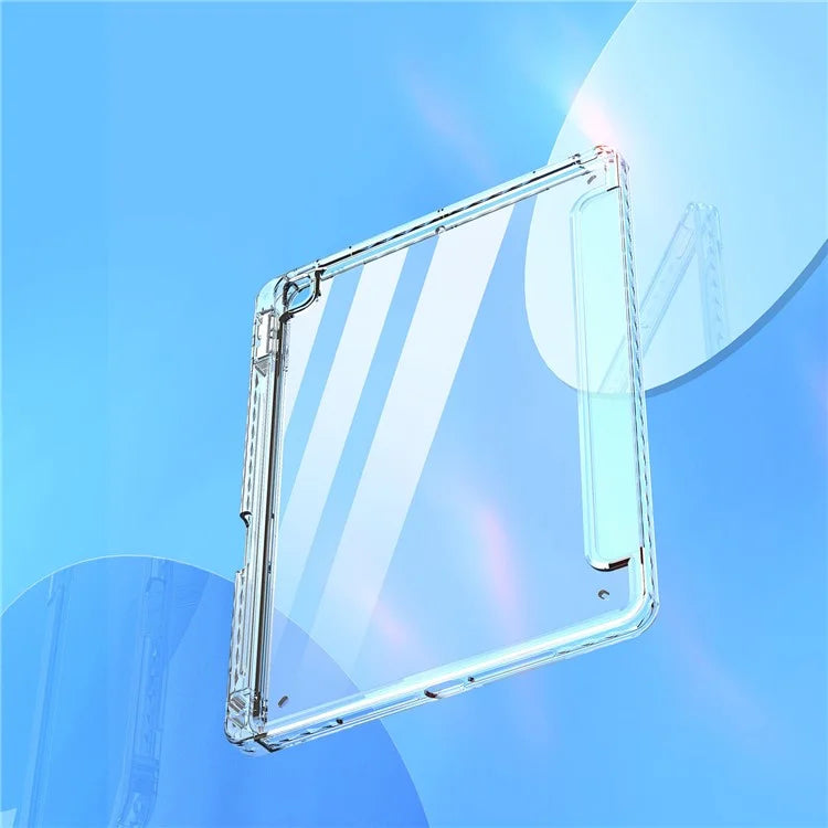 DUX DUCIS Unid Series For iPad 10.2 (2021) / (2020) / (2019) / iPad Air 10.5 inch (2019) / Pro 10.5-inch (2017) Leather Case Clear Back Cover