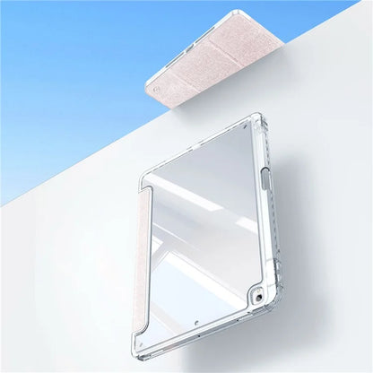 DUX DUCIS Unid Series For iPad 10.2 (2021) / (2020) / (2019) / iPad Air 10.5 inch (2019) / Pro 10.5-inch (2017) Leather Case Clear Back Cover