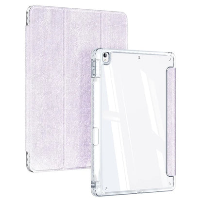 DUX DUCIS Unid Series For iPad 10.2 (2021) / (2020) / (2019) / iPad Air 10.5 inch (2019) / Pro 10.5-inch (2017) Leather Case Clear Back Cover