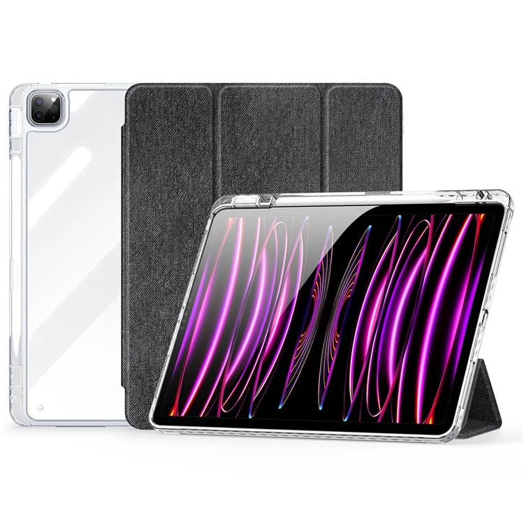 DUX DUCIS Unid Series For iPad Pro 11 (2020) (2021) (2022) / Air 11 (2024) / Air (2022) / (2020) Case Clear TPU+PC+Leather Cover