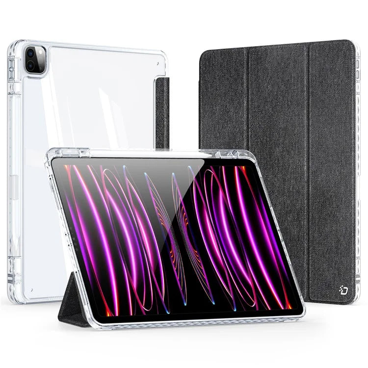 DUX DUCIS Unid Series For iPad Pro 11 (2020) (2021) (2022) / Air 11 (2024) / Air (2022) / (2020) Case Clear TPU+PC+Leather Cover