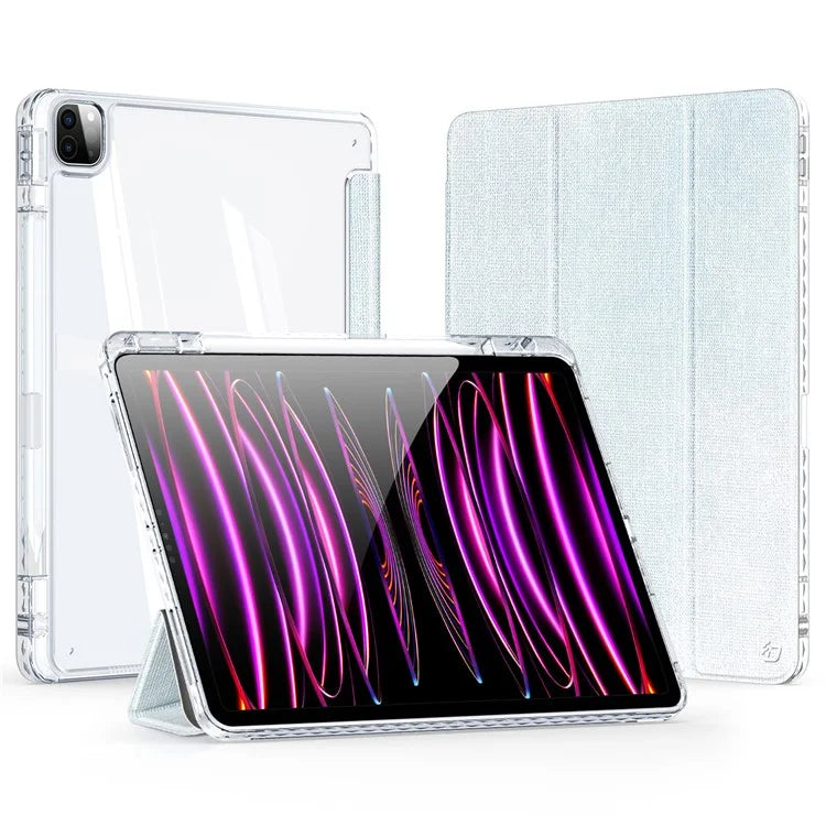 DUX DUCIS Unid Series For iPad Pro 11 (2020) (2021) (2022) / Air 11 (2024) / Air (2022) / (2020) Case Clear TPU+PC+Leather Cover
