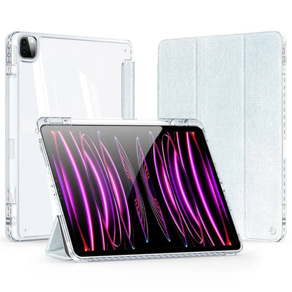 DUX DUCIS Unid Series For iPad Pro 11 (2020) (2021) (2022) / Air 11 (2024) / Air (2022) / (2020) Case Clear TPU+PC+Leather Cover