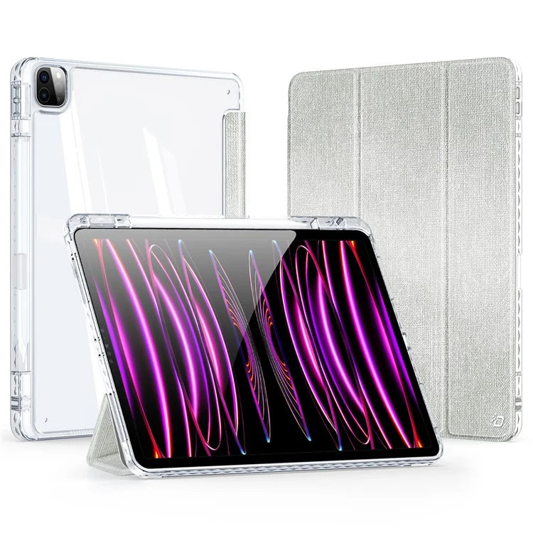DUX DUCIS Unid Series For iPad Pro 11 (2020) (2021) (2022) / Air 11 (2024) / Air (2022) / (2020) Case Clear TPU+PC+Leather Cover