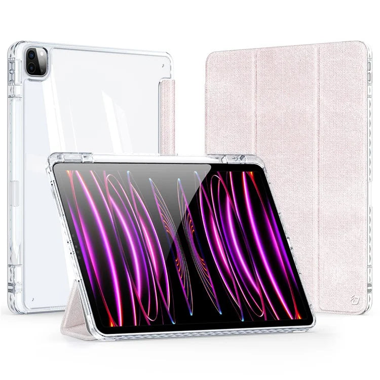 DUX DUCIS Unid Series For iPad Pro 11 (2020) (2021) (2022) / Air 11 (2024) / Air (2022) / (2020) Case Clear TPU+PC+Leather Cover