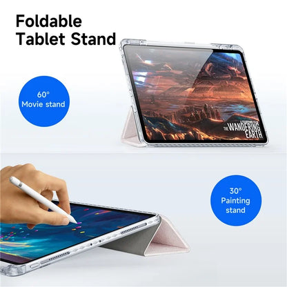 DUX DUCIS Unid Series For iPad Pro 11 (2020) (2021) (2022) / Air 11 (2024) / Air (2022) / (2020) Case Clear TPU+PC+Leather Cover