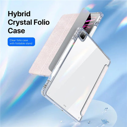 DUX DUCIS Unid Series For iPad Pro 11 (2020) (2021) (2022) / Air 11 (2024) / Air (2022) / (2020) Case Clear TPU+PC+Leather Cover