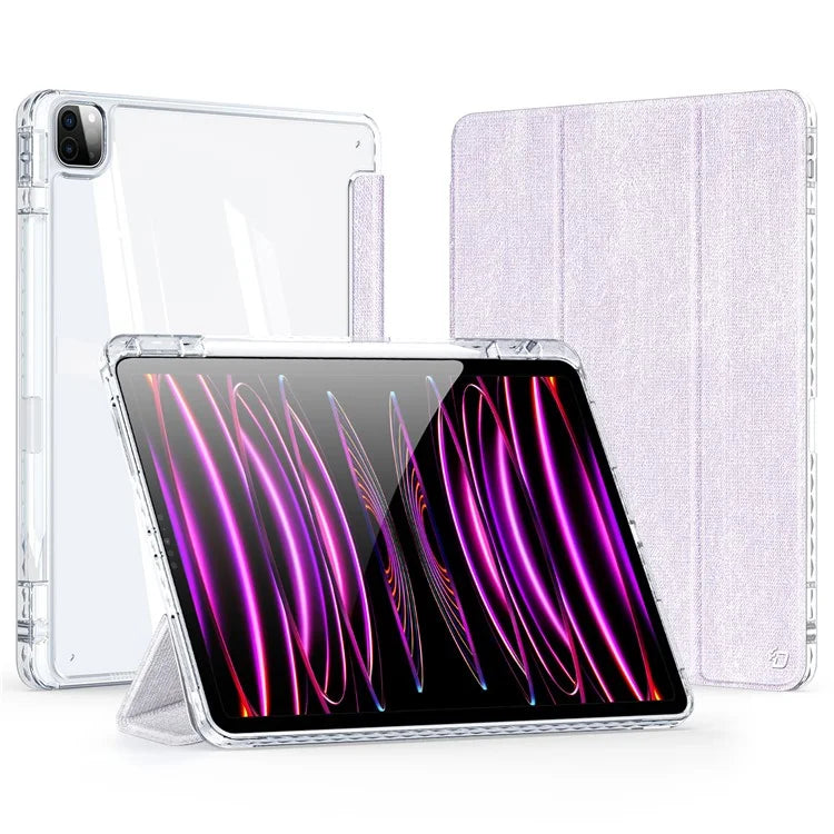 DUX DUCIS Unid Series For iPad Pro 11 (2020) (2021) (2022) / Air 11 (2024) / Air (2022) / (2020) Case Clear TPU+PC+Leather Cover