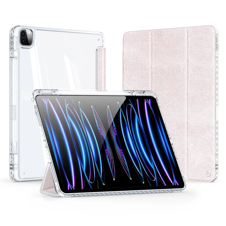 DUX DUCIS Unid Series For iPad Pro 12.9-inch (2018) (2020) (2021) (2022) TPU+PC+Leather Tablet Case with Auto Wake / Sleep