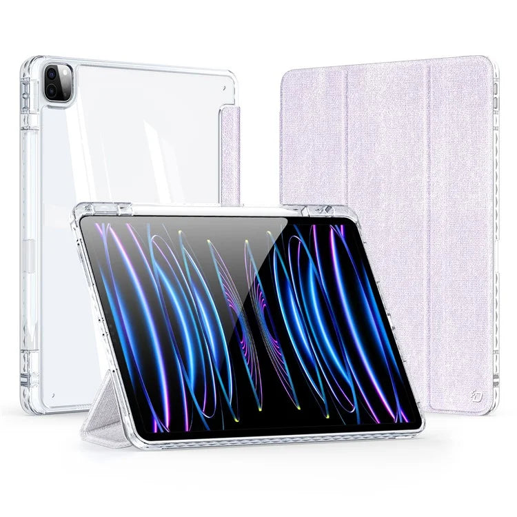 DUX DUCIS Unid Series For iPad Pro 12.9-inch (2018) (2020) (2021) (2022) TPU+PC+Leather Tablet Case with Auto Wake / Sleep