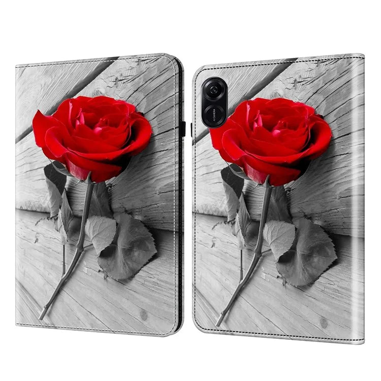 For Honor Pad X9 Case PU Leather Folio Stand Pattern Printing Tablet Cover
