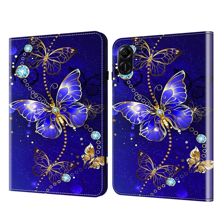 For Honor Pad X9 Case PU Leather Folio Stand Pattern Printing Tablet Cover