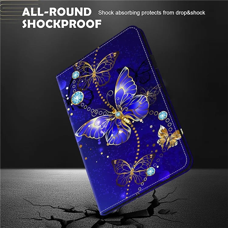For Honor Pad X9 Case PU Leather Folio Stand Pattern Printing Tablet Cover