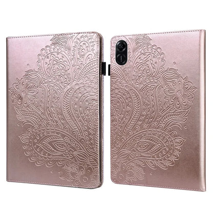 For Honor Pad X9 Case Flower Pattern PU Leather Folio Stand Tablet Cover with Card Slots