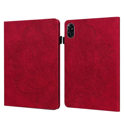 For Honor Pad X9 Case Flower Pattern PU Leather Folio Stand Tablet Cover with Card Slots
