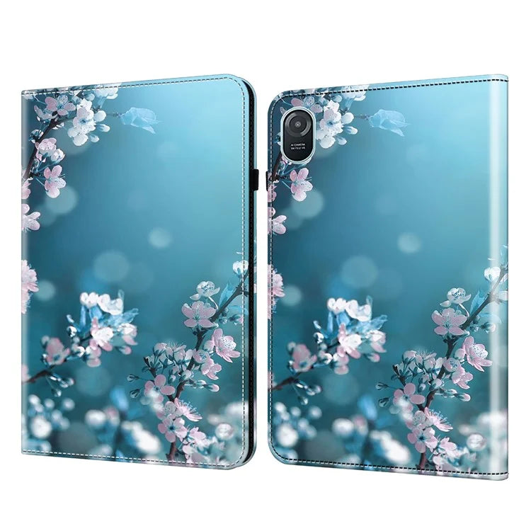 For Honor Pad 8 Case PU Leather Pattern Viewing Stand Card Slots Tablet Cover