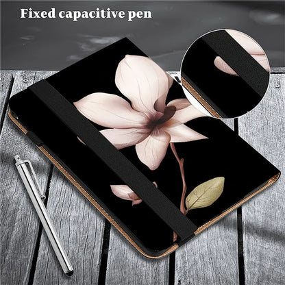 For Honor Pad 8 Case PU Leather Pattern Viewing Stand Card Slots Tablet Cover