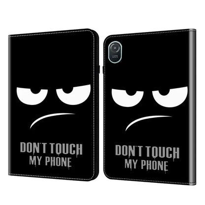 For Honor Pad 8 Case PU Leather Pattern Viewing Stand Card Slots Tablet Cover