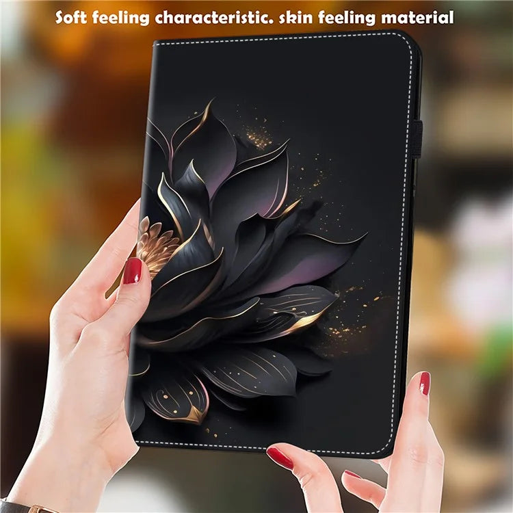 For Honor Pad 8 Case PU Leather Pattern Viewing Stand Card Slots Tablet Cover