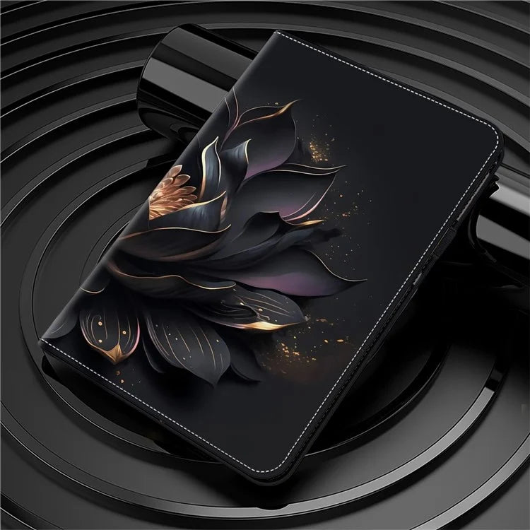 For Honor Pad 8 Case PU Leather Pattern Viewing Stand Card Slots Tablet Cover