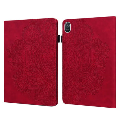 For Honor Pad 8 Case Flower Pattern PU Leather Card Slots Stand Protective Tablet Cover