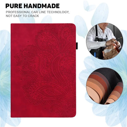 For Honor Pad 8 Case Flower Pattern PU Leather Card Slots Stand Protective Tablet Cover