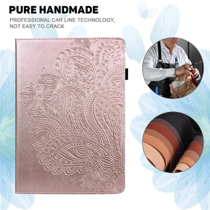For Honor Pad 8 Case Flower Pattern PU Leather Card Slots Stand Protective Tablet Cover