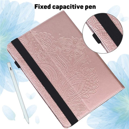For Honor Pad 8 Case Flower Pattern PU Leather Card Slots Stand Protective Tablet Cover