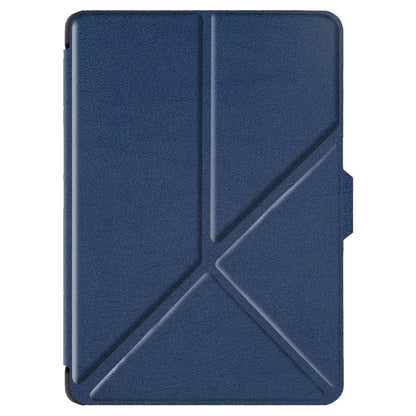 For Kobo Clara 2E Case Origami Stand Hard PC+PU Leather Tablet Cover
