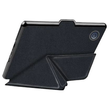 For Kobo Clara 2E Case Origami Stand Hard PC+PU Leather Tablet Cover