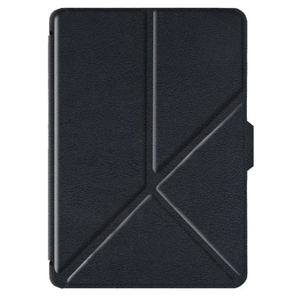 For Kobo Clara 2E Case Origami Stand Hard PC+PU Leather Tablet Cover