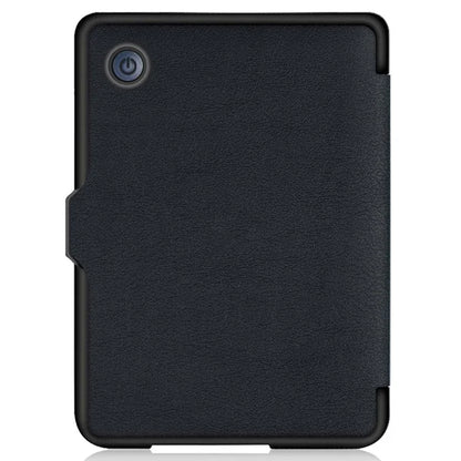For Kobo Clara 2E Case Origami Stand Hard PC+PU Leather Tablet Cover